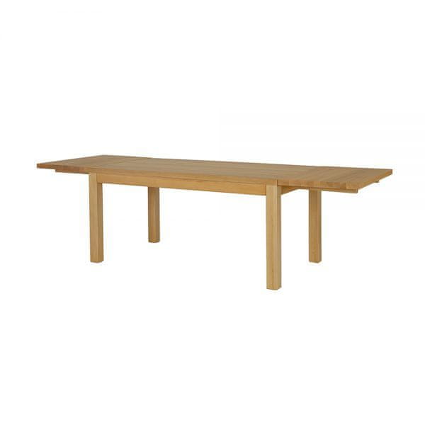 eoshop Jedálenský rozkladací stôl ST172, 160x(75/77)x90, buk (Farba dreva: Bielená, Výška: 77, Dĺžka: 90, Krídlo: 2 krídla 90 cm, Doska stola: 4, Hra